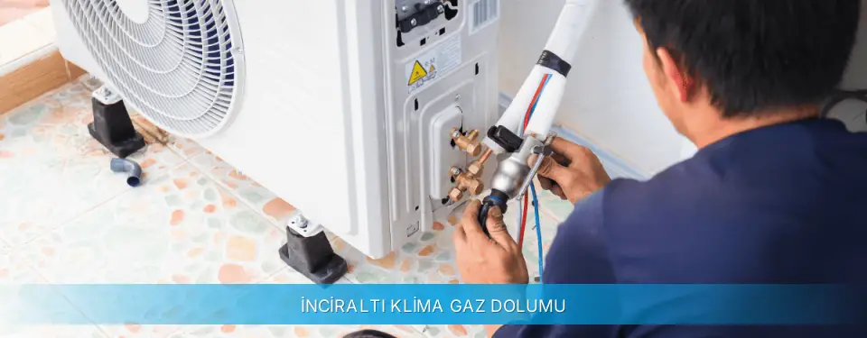 İnciraltı İlçemi Midea Klima Gaz Dolumu